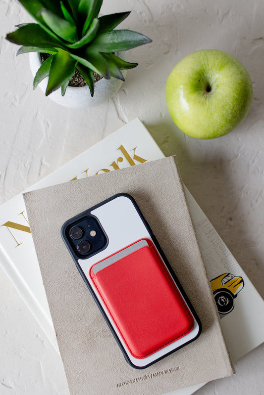 Carteira MagSafe- Vermelha