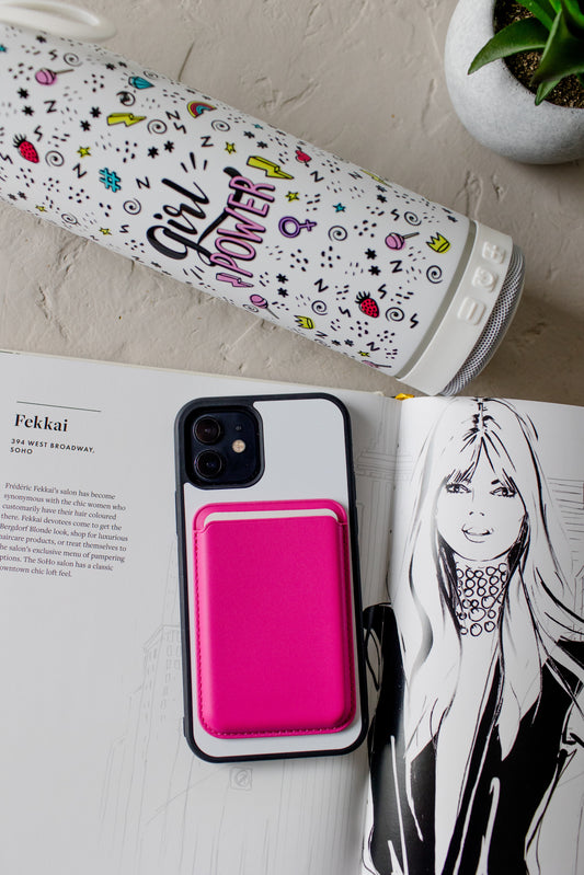 Carteira MagSafe- Rosa Choque