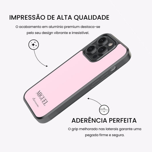 Nome Personalizado Capa ( Miguel Cor de Rosa )
