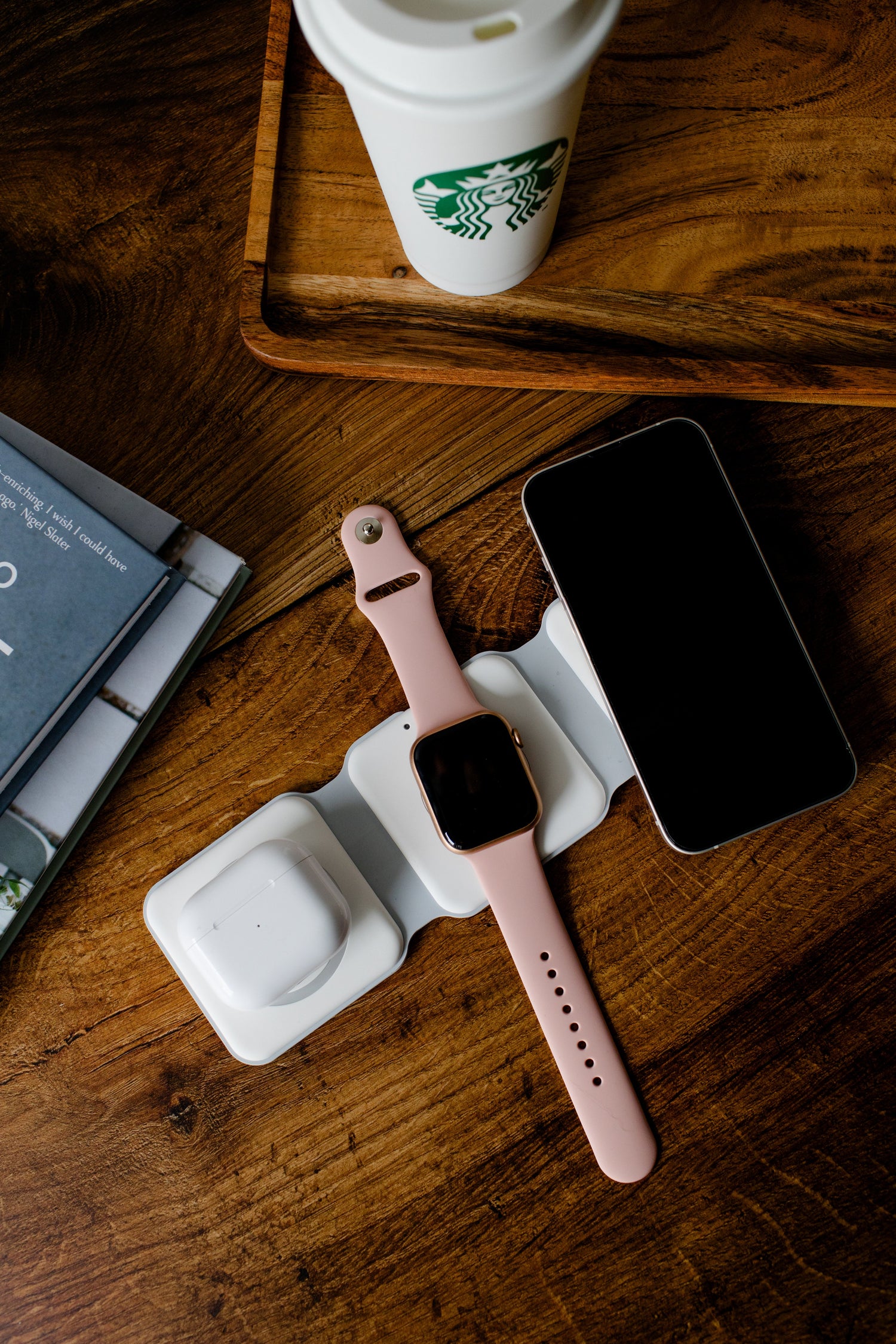 Carregador sem fio dobrável 3 em 1