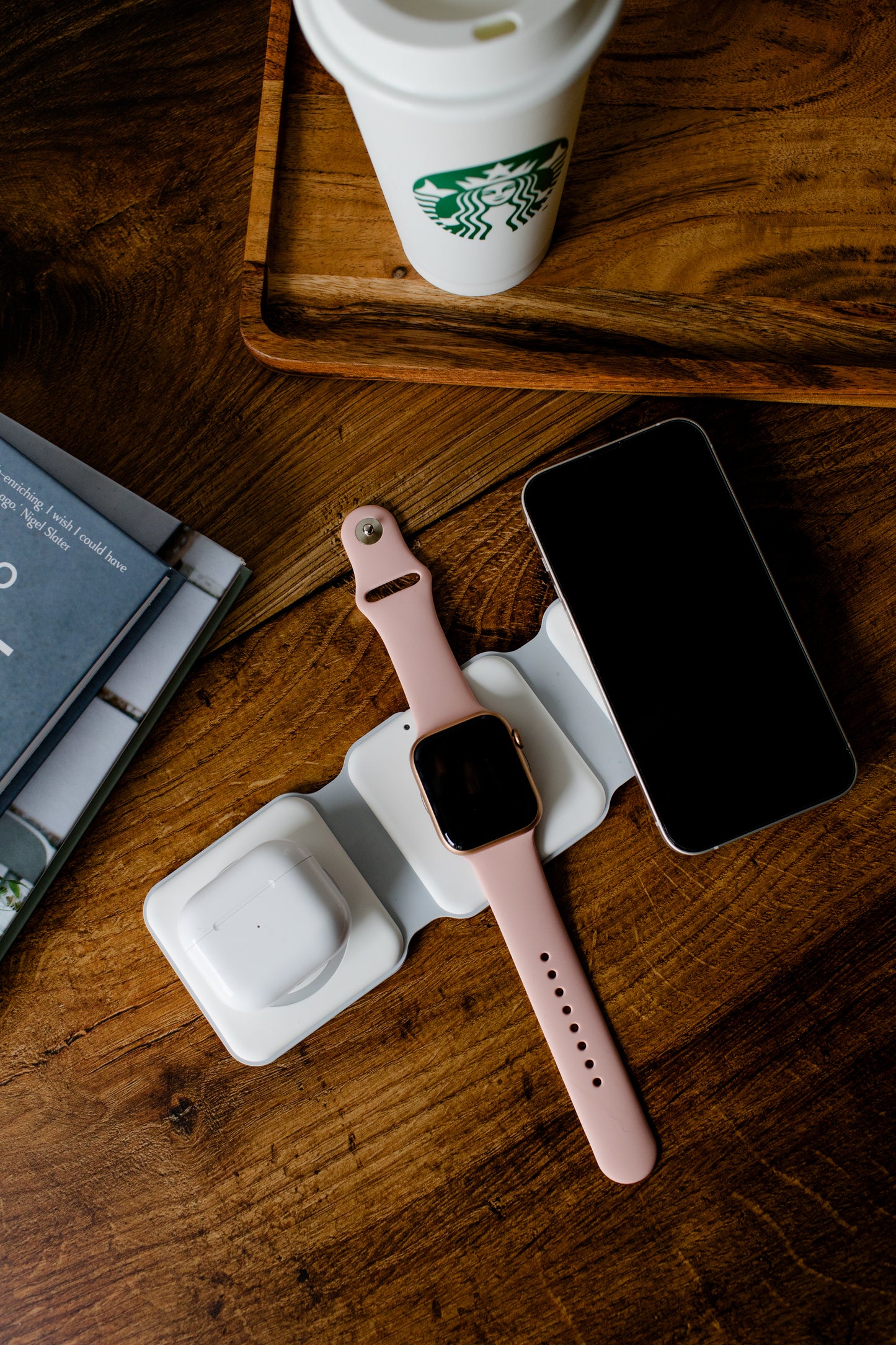 Carregador sem fio dobrável 3 em 1