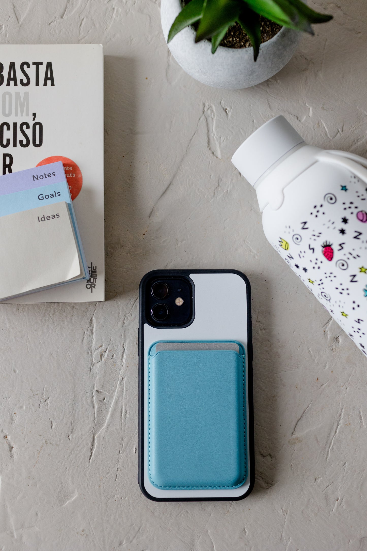 Carteira MagSafe- Azul Clara