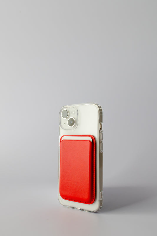 Carteira MagSafe- Vermelha