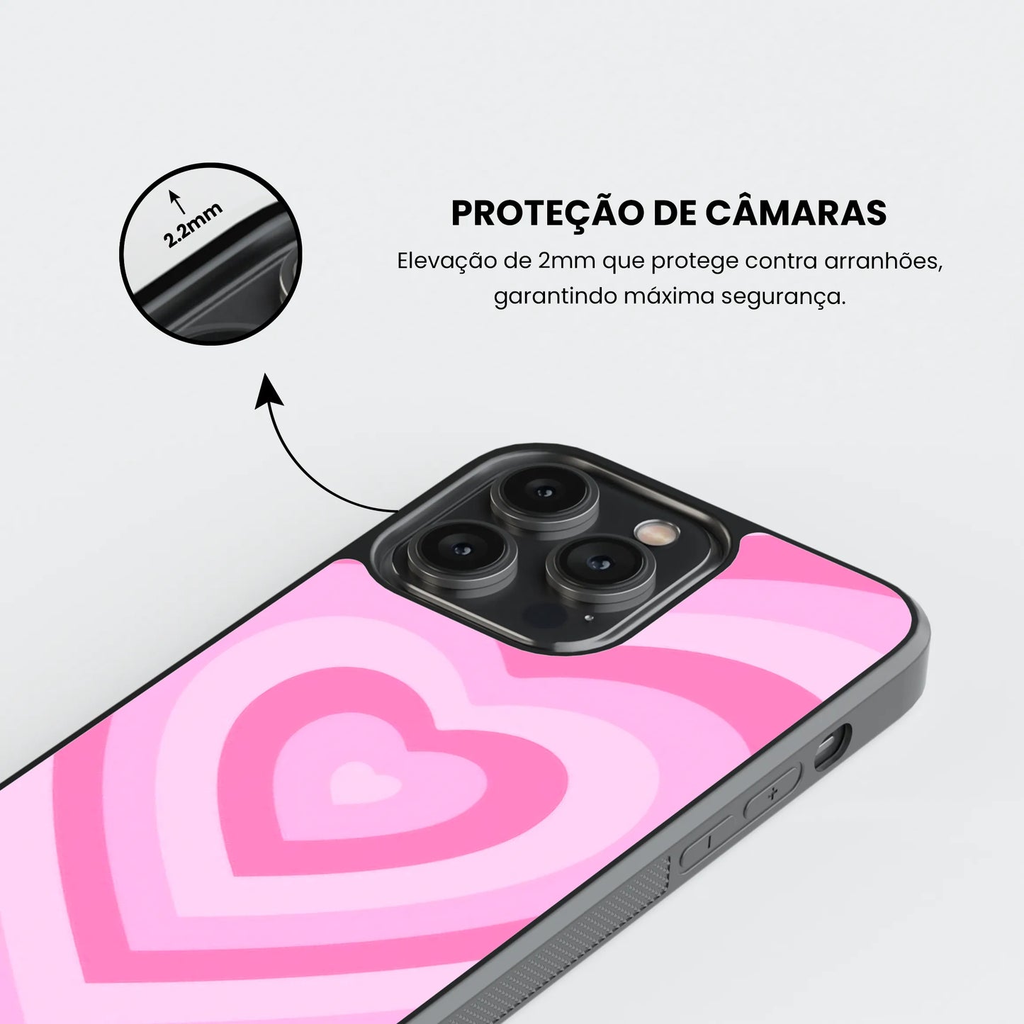 Coração Rosa Choque